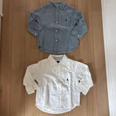 ラルフローレンシャツ&babygapシャツ