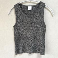 CIAO PANIC ノースリーブニットベスト ビスチェ グレー系 - メルカリ