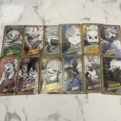 僕のヒーローアカデミア 箔押しクリアカード コンプリートセットのサムネイル