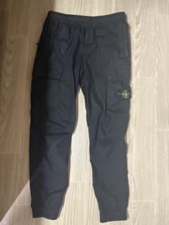 Stone  カーゴパンツ ブラック サイズ33 ワッペン ナイロン Stone Island カーゴパンツ ブラック サイズ33 ワッペン ナイロン