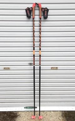 【底値価格】YOKO　7100　クロスカントリースキーポール141㎝美品カーボン 底値価格】YOKO 7100 クロスカントリースキーポール141㎝美品カーボン