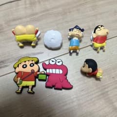 크레용 신짱 가챠 가챠 캡슐 토이 클립 자석 등 7 개 세트