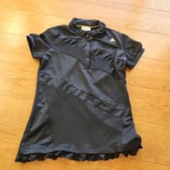 adidas アディダスレディース ゴルフウェア シャツ ブラック Mのサムネイル