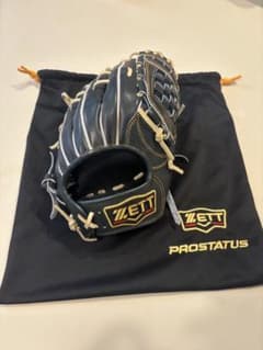 ZETT PROSTATUS 硬式野球グローブ ネイビー源田モデル - メルカリ