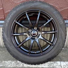 【安心安全の心様専用】美品スタッドレスタイヤ・アルミセット235/55R18のサムネイル