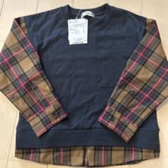 branshes 長袖カットソー 110cm BEのサムネイル