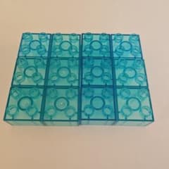 レゴ デュプロ クリアブルー ブロック 12個セット