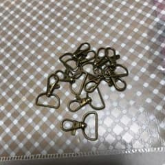 ナスカン 25mm 10個セット アンティークゴールドのサムネイル