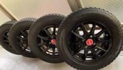 175/70 14インチのスタッドレスアルミホイール付き4本セットのサムネイル