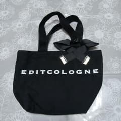 [未使用] EDIT COLOGNE トートバッグ ブラック リボンのサムネイル
