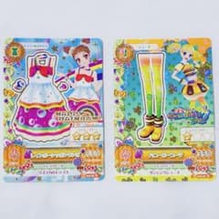 アイカツカード レインボーシャボンワンピ ハニービーブーツのサムネイル