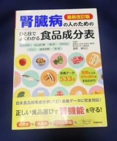 最新改訂版 腎臓病の人のための ひと目でよくわかる食品成分表のサムネイル