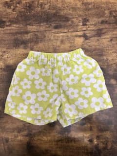 キッズ用花柄ハーフパンツのサムネイル