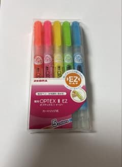 ZEBRA 蛍光オプテックス1 EZ 5色セットのサムネイル