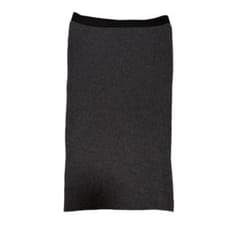 UNIQLO HEATTECH リブニットスカート グレー Sのサムネイル