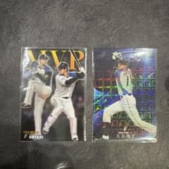大谷翔平 カルビー プロ野球チップス 2枚セットのサムネイル