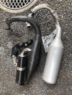 AF27.28スーパーディオ用ユーロチャンバー、純正マフラーのサムネイル