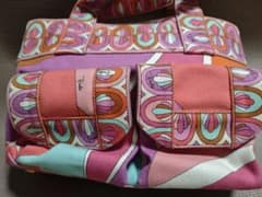 Emilio Pucci トートバッグ マルチカラー 総柄 - メルカリ