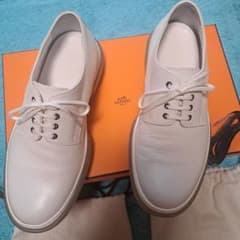 HERMESメンズレザースニーカーのサムネイル