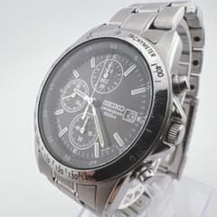 新品電池交換済 SEIKO クロノグラフ 7T92-0DW0 黒文字盤 - メルカリ