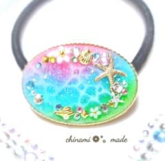 レジンヘアゴム マーメイドSeaのサムネイル