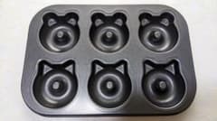 ねこ、くま、ドーナツ型 2個セットのサムネイル