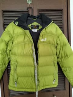 Jack Wolfskin グリーンダウンジャケットのサムネイル