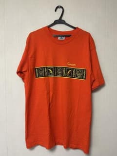 ヴィンテージ　メンズ Tシャツ オレンジ M メキシコ　カンクンのサムネイル