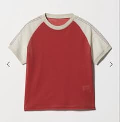 6(ROKU)＞コットンナイロン ショルダー ステッチ Tシャツ - メルカリ