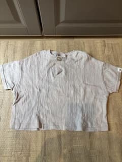 【90】テータテート ヘンリーネック Tシャツ グレージュ バースデイ 半袖のサムネイル