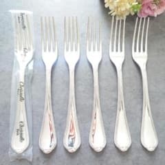 希少 美品 クリストフル オセアナ テーブルフォーク 未開封含む 6点