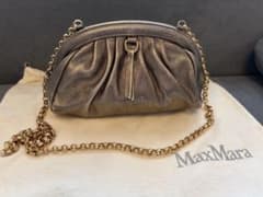 MaxMara メタリックレザー　ショルダーバッグのサムネイル
