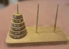 ハノイの塔12個セット　手作り　数学教材 エスコート様専用ハノイの塔3個セット 手作り 数学教材 - メルカリ