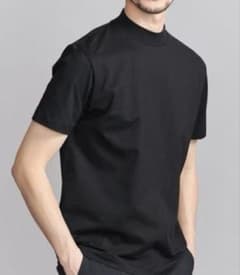 BEAUTY&YOUTH モックネック Tシャツ ブラックのサムネイル