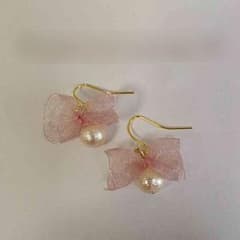 ふわふわリボンピアスのサムネイル