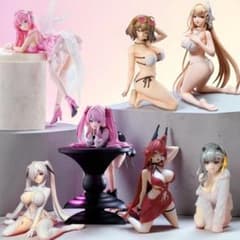 신품 미개봉 7점 승리의 여신 NIKKE ぬーるる 스토퍼 피규어