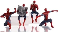 週末値下げ中　スパイダーマン フィギュア 4種セットのサムネイル