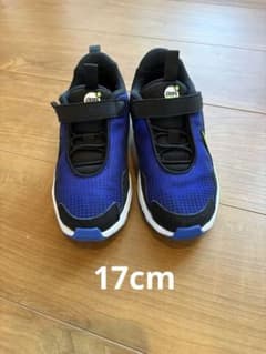 NIKE AIR MAX キッズスニーカー ブルー/ブラック　17センチのサムネイル
