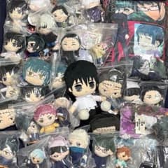 呪術廻戦 まとめ アニメグッズ マスコットぬいぐるみ キーホルダー 缶