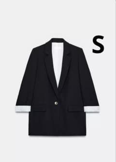 ZARA ザラ プリント柄カフスブレザー 新品、未使用 - メルカリ