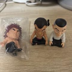 刃牙 バキ すわらせ隊 ガチャ　3体のサムネイル