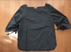 【超美品】七分袖 ストライプブラウス AG by aquagirlのサムネイル