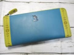 新品 財布 レディース 長財布 ラウンド moz モズ パステルカラー BU 