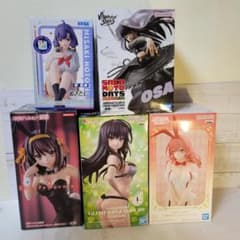お得！美少女フィギュア5点セット ぬきたし/サカモトデイズ/涼宮ハルヒ etc.のサムネイル