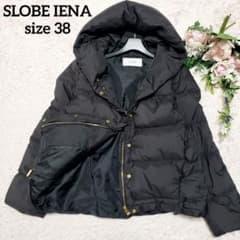 SLOBE IENA ☆ スローブイエナ　ショートダウン　ジャケット　ブラック SLOBE IENA スローブイエナ ショート丈ダウンコート ブラック 美品