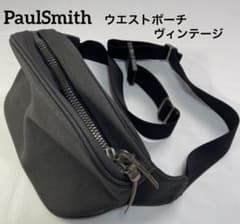 ポールスミス　Paul Smith ネイビー ヒート　ウエスト　ポーチ Paul Smithポール・スミスウエストポーチ ボディバッグ90s