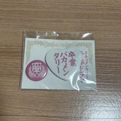 卒業バカメンタリー缶バッチのサムネイル