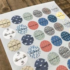 サンキューシール ミナペルホネン柄のサムネイル