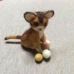 miki様専用羊毛フェルトアビシニアンのサムネイル
