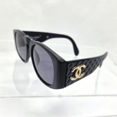 あ*や様 シャネル サングラス マトラッセ ココマーク レディース ブラック ※ CHANEL シャネル マトラッセ ココマーク サングラス ブラック 黒